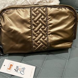 NWT Lug shimmer travel organizer